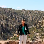 Carrie at Chiricahua National Monument